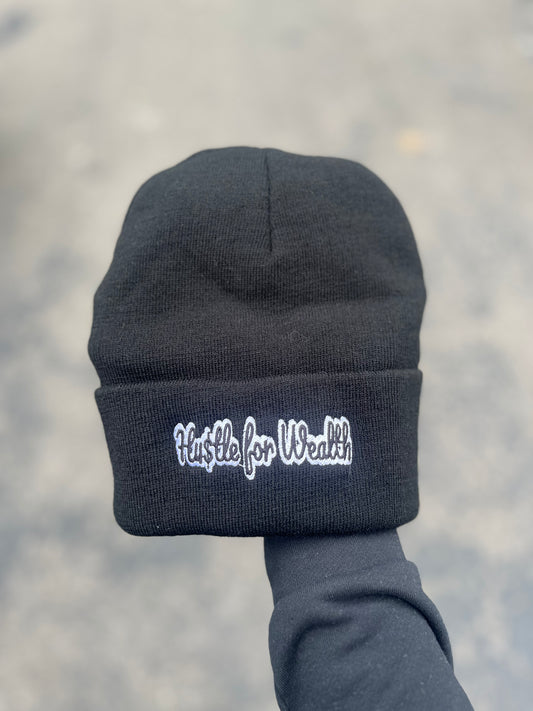 Hu$tle For Wealth Beanies